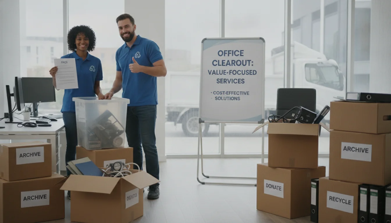 Office Cleanout FAQs: Cost, Scheduling, Electronics & What’s Next in Springhill